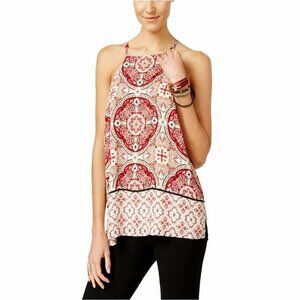 INC 'Aquatic Paisley' Printed Halter Top NWT 8 Petite